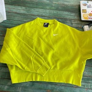 Nike Oversized sweatshirt neon xs, brand new